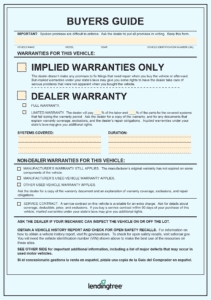 Laws of Buying a Used Car From a Dealer | LendingTree