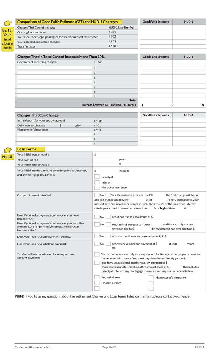 Understanding The HUD 1 Settlement Statement LendingTree 2022 