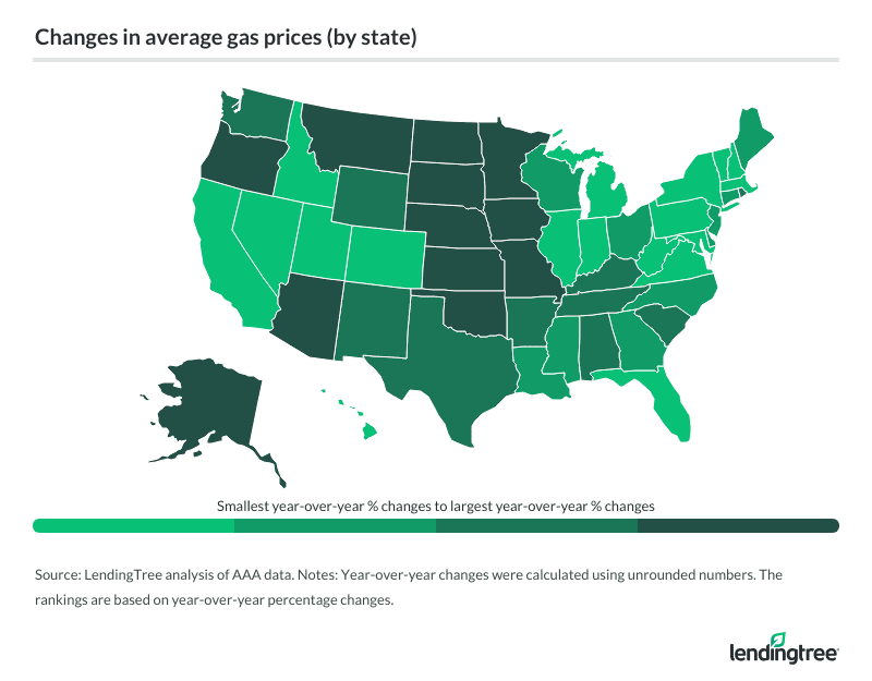 gas price changes by state