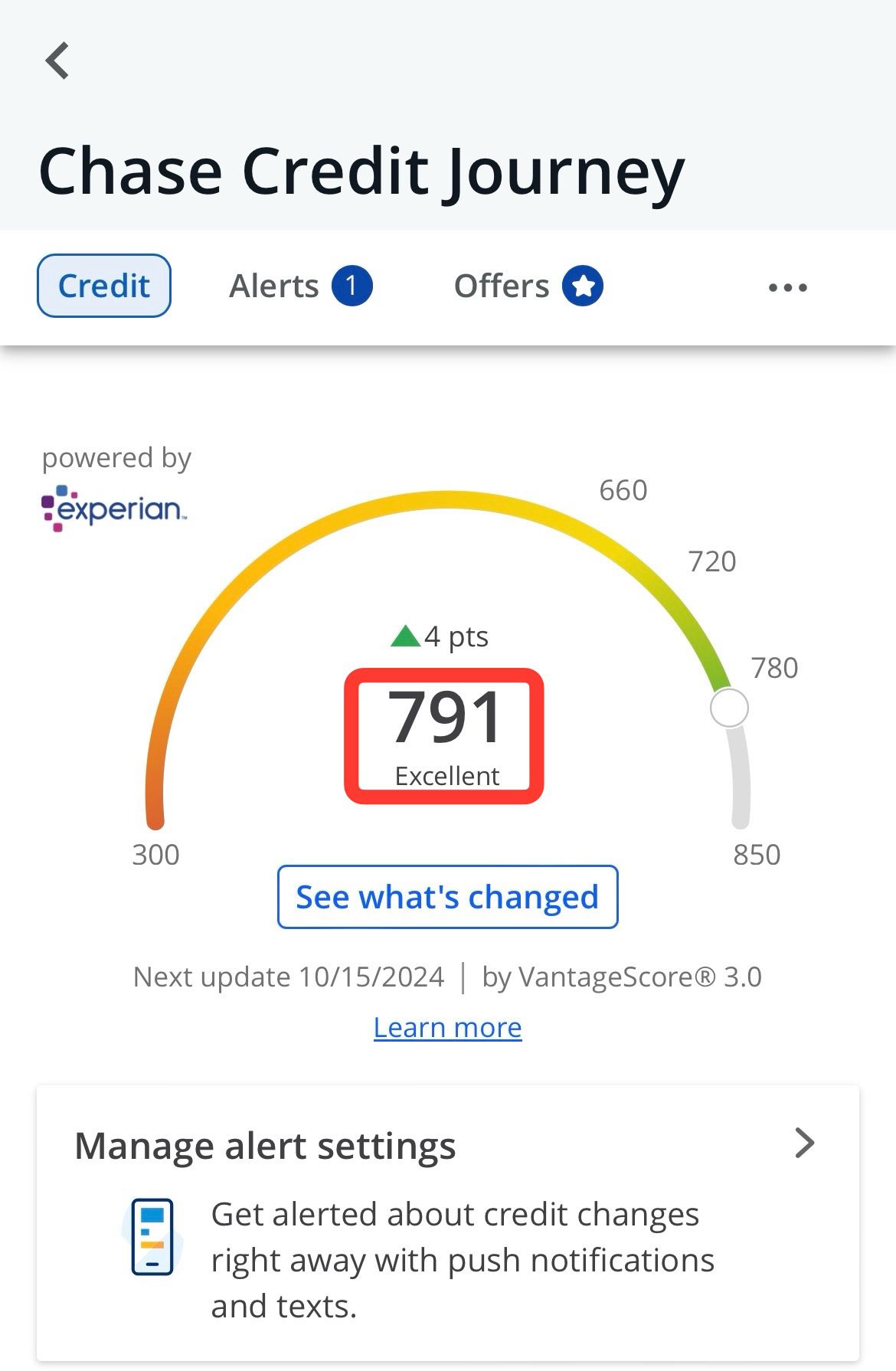 Chase Credit Journey screenshot