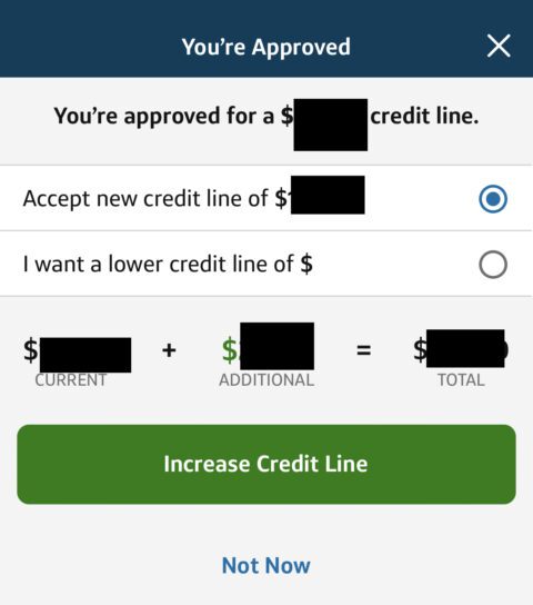 Capital One mobile app how to request credit line increase